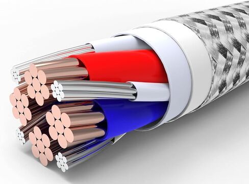 كابل شحن متعدد، (2 حزمة 4أقدام) كابل شاحن 3 في 1 كابل شحن USB متعدد النايلون مضفر، سلك شاحن عالمي مع نوع C، Micro USB ومنفذ IP لمعظم الهواتف والأجهزة اللوحية in Kuwait