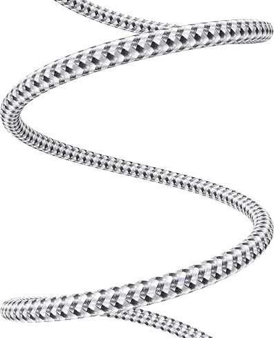 كابل شحن متعدد، (2 حزمة 4أقدام) كابل شاحن 3 في 1 كابل شحن USB متعدد النايلون مضفر، سلك شاحن عالمي مع نوع C، Micro USB ومنفذ IP لمعظم الهواتف والأجهزة اللوحية in Kuwait