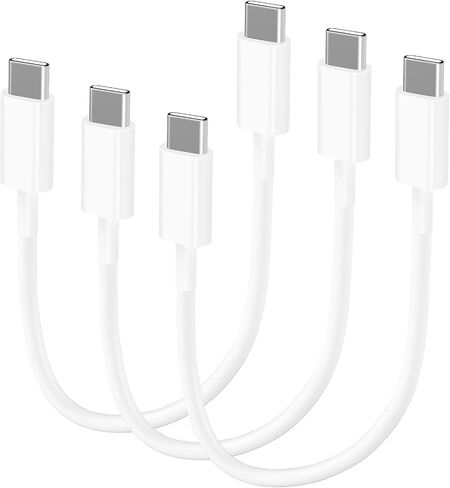 كابل شاحن USB C قصير 3 عبوات 8 بوصة in Saudi Arabia