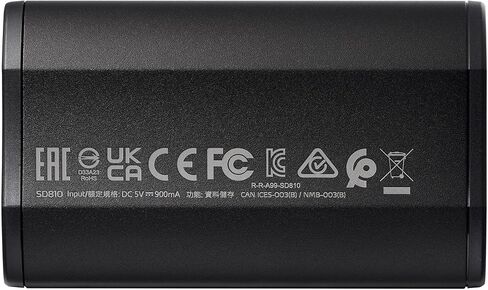 ADATA SD810 4 تيرابايت IP68 مقاومة للماء حتى 2000 ميجابايت/ثانية USB 3.2 Gen 2 USB-C محرك أقراص الحالة الصلبة الخارجي - أسود لهاتف iPhone 15Pro/Max، Android (SD810-4000G-CBK) in Kuwait
