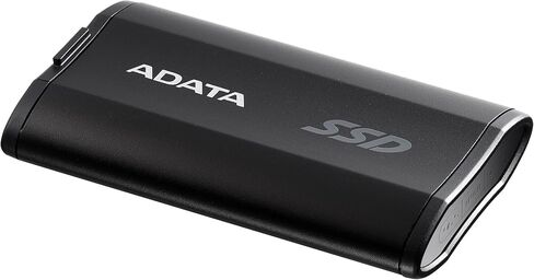 ADATA SD810 4 تيرابايت IP68 مقاومة للماء حتى 2000 ميجابايت/ثانية USB 3.2 Gen 2 USB-C محرك أقراص الحالة الصلبة الخارجي - أسود لهاتف iPhone 15Pro/Max، Android (SD810-4000G-CBK) in Kuwait