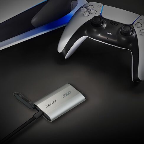 ADATA SD810 4TB IP68 Water Resistance Up to 2000 MB/s USB 3.2 Gen 2 USB-C External Solid State Drive - Black for iPhone 15Pro/Max, Android (SD810-4000G-CBK) in Kuwait