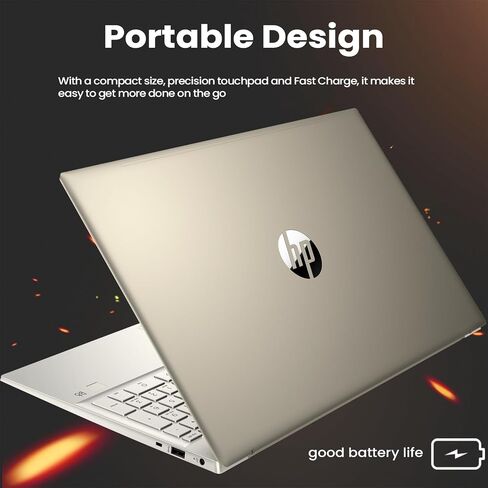 HP Pavilion Laptop, 15.6" FHD Touchscreen, Intel Core i7-1355U Processor, GeForce MX550, 32GB RAM, 1TB SSD, Numeric KP, Backlit KB, Wi-Fi 6, HDMI, Windows 11 Pro, White in Saudi Arabia
