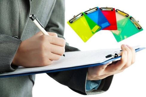 5 Pcs A6 4.7X7.3 Inch Plastic Mini Clipboard Small Office Clipboards for Teacher Classroom Supplie in Saudi Arabia