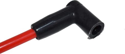 A-Team Performance - 6 Cylinder - Compatible with Early GMC Chevy 194 216 235 Toyota Land Cruiser FJ40 FJ60 2F 3F 6 Cyl 8.0mm - Red Silicone Spark Plug Wires - Durable Two-Layer Silicone Coating in Saudi Arabia