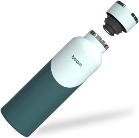 Beam Self-Cleaning UV Water Bottle - 24 Oz Insulated Stainless Steel Rechargeable Reusable BPA Free Bottle with Push Button Sterilization Safety Lock and Touch Sensor Comes in 4 Designs in Saudi Arabia