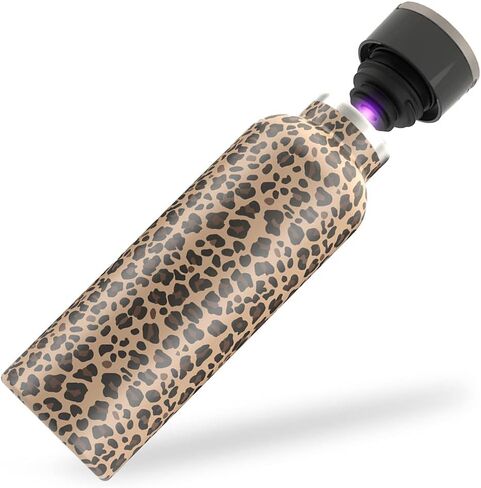 Beam Self-Cleaning UV Water Bottle - 24 Oz Insulated Stainless Steel Rechargeable Reusable BPA Free Bottle with Push Button Sterilization Safety Lock and Touch Sensor Comes in 4 Designs in Saudi Arabia