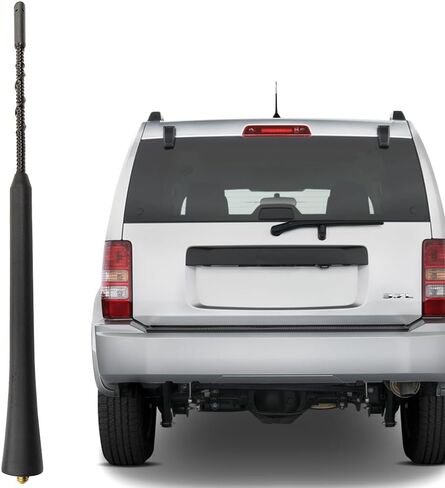 9 Inch Spiral Rubber Antenna for Jeep Liberty (2008-2010), Jeep Liberty Antenna Replacement Mast for Jeep Liberty 2008 2009 2010 in Kuwait