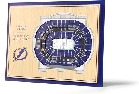 YouTheFan NHL 5-Layer 17 x 13 StadiumViews 3D Wall Art in Saudi Arabia