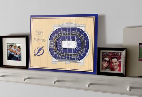 YouTheFan NHL 5-Layer 17 x 13 StadiumViews 3D Wall Art in Saudi Arabia