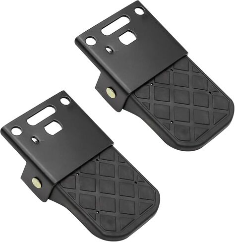 Pair of Foot Seat for Four Wheeler Made of Metal and Non-Slip Tread Rear Passenger Foot Peg Replacement for Polaris Sportsman Scrambler ATV in Saudi Arabia
