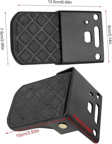 Pair of Foot Seat for Four Wheeler Made of Metal and Non-Slip Tread Rear Passenger Foot Peg Replacement for Polaris Sportsman Scrambler ATV in Saudi Arabia