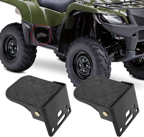 Pair of Foot Seat for Four Wheeler Made of Metal and Non-Slip Tread Rear Passenger Foot Peg Replacement for Polaris Sportsman Scrambler ATV in Saudi Arabia