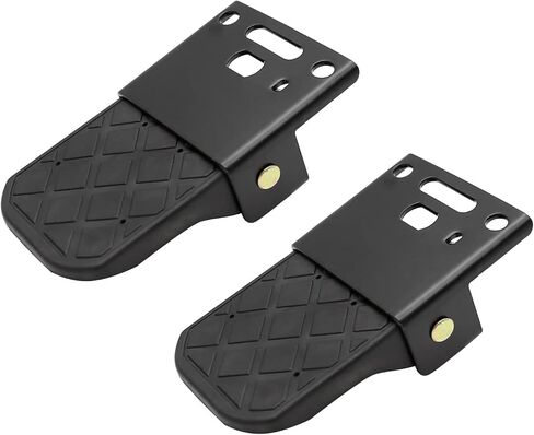Pair of Foot Seat for Four Wheeler Made of Metal and Non-Slip Tread Rear Passenger Foot Peg Replacement for Polaris Sportsman Scrambler ATV in Saudi Arabia