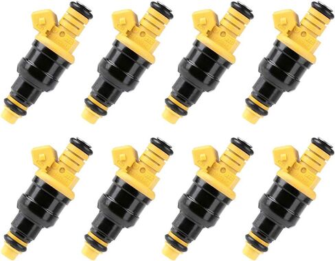 SCITOO 4 Holes Fuel Injectors Kit fit for Ford for F-150/for Bronco/Crown Victoria/for E-150 for E-350 Club Wagon/for E-150 /for E-350 Super Duty/Excursion/Expedition/for Mustang in Saudi Arabia