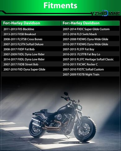 2770906A For:-Harley Davidson Motorcycle Fuel Injectors Fits Blackline, Breakout, Cross Bones, Deluxe, Dyna Fat Bob, Dyna Low Rider, Dyna Street Bob, Dyna Super Glide, Fat Boy, (2 Pcs) in Saudi Arabia