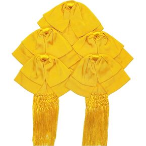 حزمة من 5 ربطات عنق شارو مكسيكية كبيرة مع شريط مطاطي وطرف مصنوع يدويًا بنسبة 100% in Kuwait