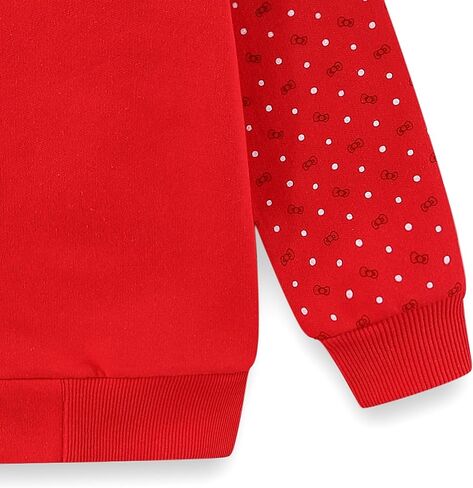 Hello Kitty Sanrio Girls Fleece hedi up hoodie مع آذان للأطفال الكبار in Saudi Arabia