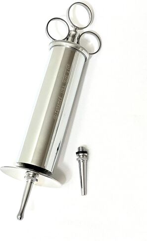 Ear Wax Removal Syringe 4 OZ - Brass with chrome finish -HIGH QUALITY in Saudi Arabia