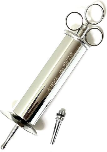 Ear Wax Removal Syringe 4 OZ - Brass with chrome finish -HIGH QUALITY in Saudi Arabia