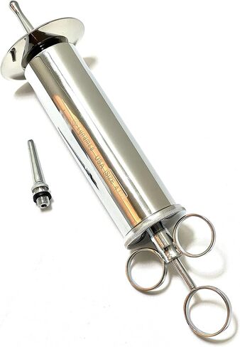 Ear Wax Removal Syringe 4 OZ - Brass with chrome finish -HIGH QUALITY in Saudi Arabia
