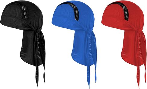 3pcs Men Cooling Skull Caps Bandana Mesh Motorcycle Hard Hat Helmet Liner Women Sweat Wicking Head Wraps Cycling Beanie in Kuwait