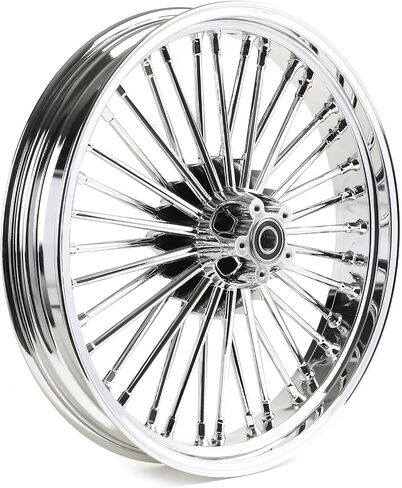 TOFR 21x3.5 Front Wheel Rim 36 Fat King Spokes Tubeless For Harley Touring 2009-2023 Road King Street Glide Road Glide Electra Glide Ultra Classic Ultra Limited With 11.8" Floating Front Brake Rotors in Kuwait