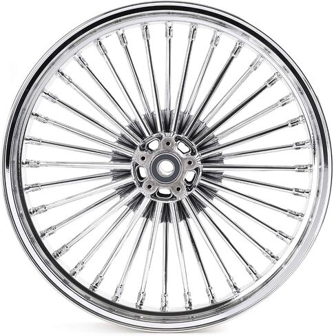 TOFR 21x3.5 Front Wheel Rim 36 Fat King Spokes Tubeless For Harley Touring 2009-2023 Road King Street Glide Road Glide Electra Glide Ultra Classic Ultra Limited With 11.8" Floating Front Brake Rotors in Kuwait