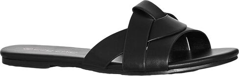 City Chic WIDE FIT PLUS SIZE SPARK SLIDE IN WHITE, SIZE 13 in Saudi Arabia