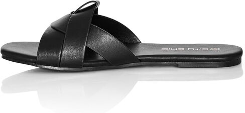 City Chic WIDE FIT PLUS SIZE SPARK SLIDE IN WHITE, SIZE 13 in Saudi Arabia
