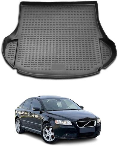 OMAC Cargo Mats Liner for Volvo S60 2001-2009 Sedan Waterproof TPE Black in Kuwait