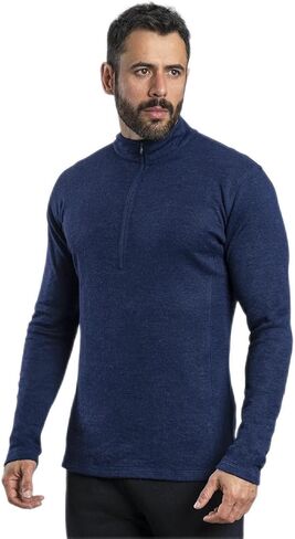 Men's Alpaca Wool Base Layer: 230 Lightweight Half-Zip in Saudi Arabia