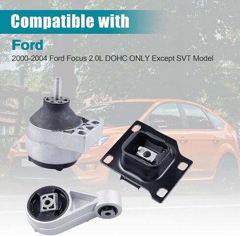 محرك المحرك وناقل الحركة مجموعة تثبيت 3 قطع متوافقة مع 01-04 Ford Escape/ Mazda Tribute 2.0L 3.0L استبدال A5304 A5292 A5293 in Saudi Arabia
