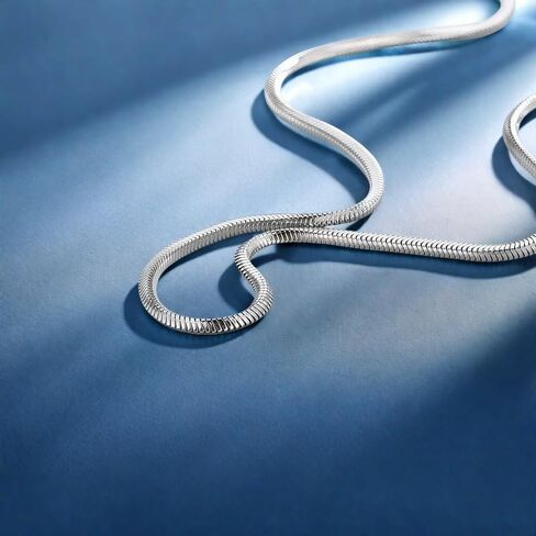 1.5＆2.5mm 925 Sterling Silver Snake Chain Bracelet for woman&Men's Couple Bracelets set,Trendy hip-hop Gift for Grilfrieng/Boyfriend/loved ones/mother's Dad jewelry, No fading in Kuwait