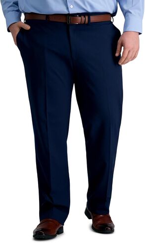 Haggar Men's Big and Tall Premium Tailored Fit Suit Separate, Black BT-Pant, 44W x 30L in Saudi Arabia