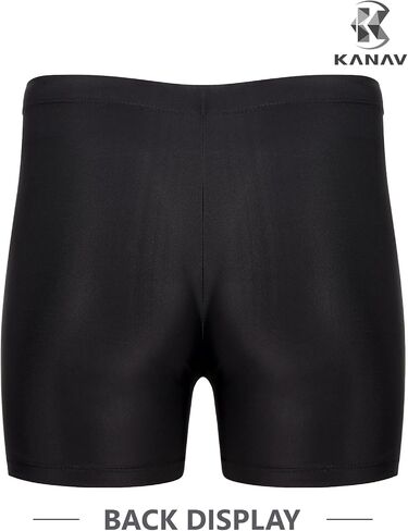 KANAV Men's Athletic Square Leg Swimsuit Jammers Durable Compression Swim Briefs Training Bathing Swimming Shorts in Saudi Arabia
