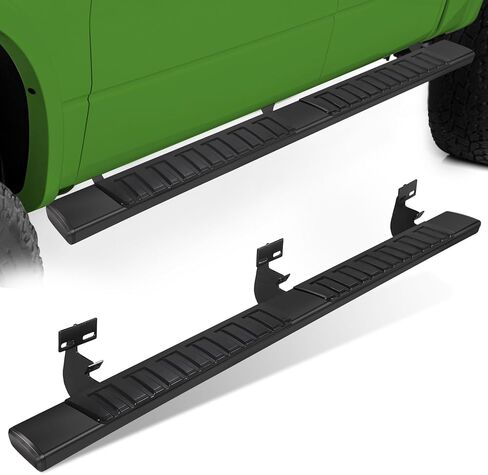 6" Running Boards Compatible with 2010-2024 Dodge Ram 2500 3500 Crew Cab, Black Aluminum Alloy Side Step Rails Nerf Bars for Truck in Kuwait