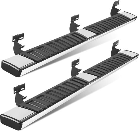 PZ Running Boards Compatible with 2009-2018 Dodge Ram 1500 Crew Cab Black Aluminum Alloy Side Steps Nerf Bars in Saudi Arabia