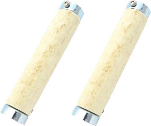 Set of 2 - Universal Motorcycle Steel Baffles With Packing - Baffle Diameter 2.86" - Length 8" - For 3" OD Pipe in Saudi Arabia