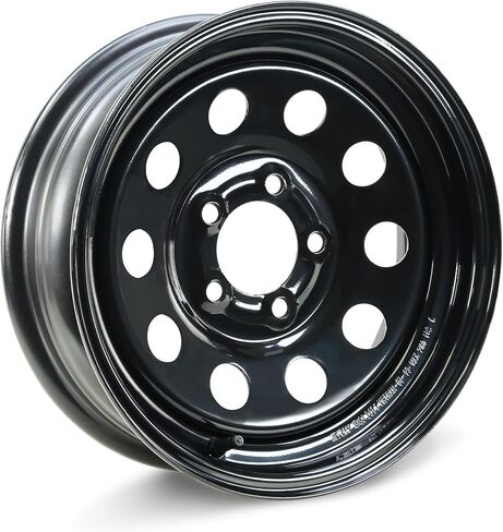 Libra 15 x 5 Trailer Wheel 5 Lug on 5 "Bolt Pattern Black Mod -17027 in Saudi Arabia