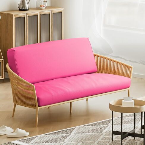 Magshion Futon Cover Sofa Bed Slipcover Couch Cover Without Armrests Stretch Folding Futon Cover Full Size 54"x75"x6" Ivory in Saudi Arabia
