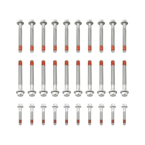 Engine Cylinder Head Bolt Set Compatible with GMC Canyon Envoy Savana Sierra Yukon Hummer Pontiac Saab Isuzu Replaces# ES72220 ES72390 in Kuwait