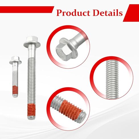 Engine Cylinder Head Bolt Set Compatible with GMC Canyon Envoy Savana Sierra Yukon Hummer Pontiac Saab Isuzu Replaces# ES72220 ES72390 in Kuwait