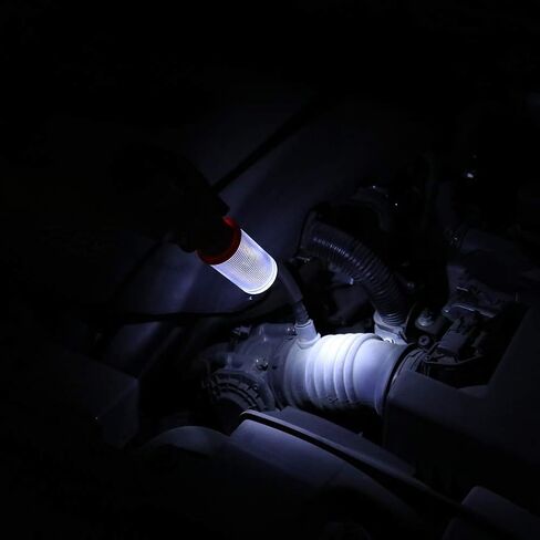 Twinkle Star الطوارئ على جانب الطريق ، أدى LED Safety Strobe Road تحذير الطريق ضوء الطريق السريع تنبيه مع قاعدة مغناطيسية ، موقف قابل للفصل ، حالة تخزين صلبة (مجموعة من 4) in Kuwait