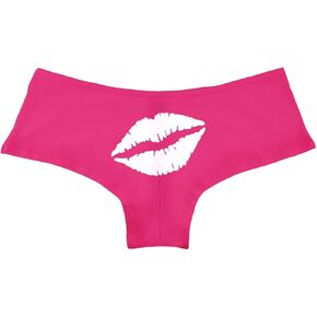 Lips Kiss Funny Women's Boyshort Underwear Panties in Saudi Arabia