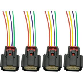 موصل لفائف الإشعال المكونات Pigtrail Harness 4pcs متوافق مع 2013 2014 2015 Cadillac ATS Chevy Malibu 2016 2017 2018 2019 Camaro Buick incles Regal Impala GMC Canyon Acadia 2.0L 2.5L in Kuwait