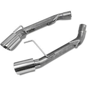 C&L Muffler Delete Axle-Back with Polished Tips Compatible For 05-10 Mustang GT, GT500 in Kuwait