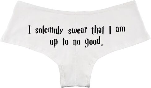 I Solemnly Swear That I Am Up to No Good Parody Funny Women's Boyshort Underwear Panties in Saudi Arabia