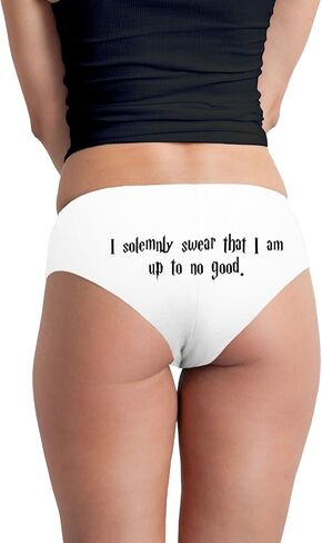 I Solemnly Swear That I Am Up to No Good Parody Funny Women's Boyshort Underwear Panties in Saudi Arabia