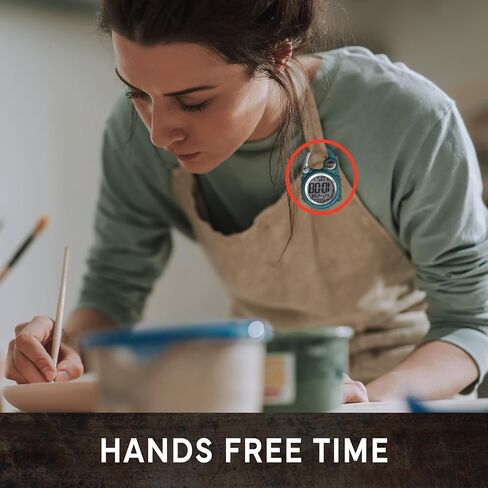 Dakota Digital Clip, Alarm, Stopwatch, Timer and Dual Time, Quality Pocket and Fob Watch, Premium Durability Outdoor Gifts for Men, Tactical Digital Clip on Watch in Kuwait